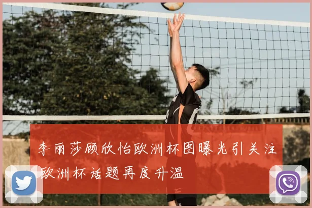 李丽莎顾欣怡欧洲杯图曝光引关注 欧洲杯话题再度升温
