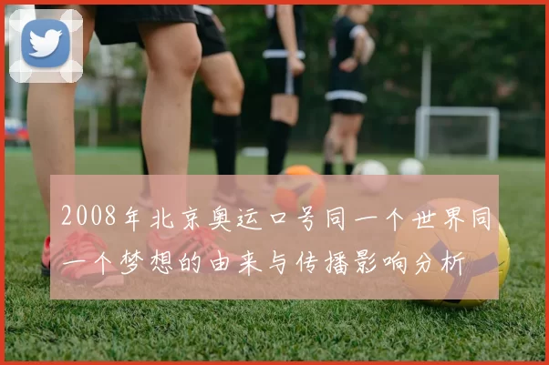 2008年北京奥运口号同一个世界同一个梦想的由来与传播影响分析